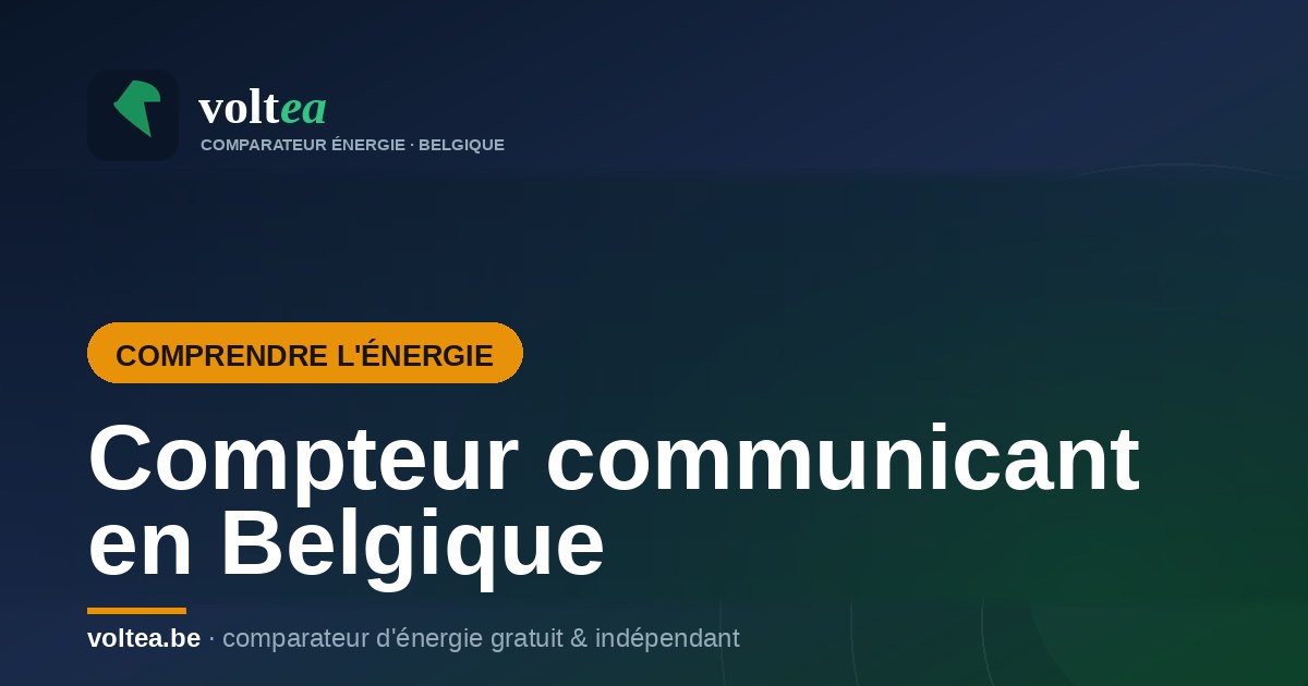 Compteur communicant (digital) en Belgique : ce qui change pour vous